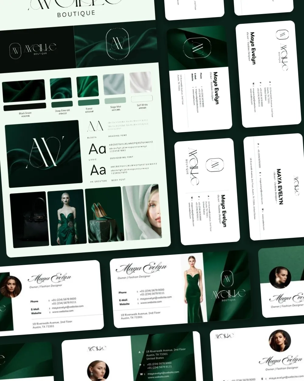Jade Brand Identity & Stationery Kit