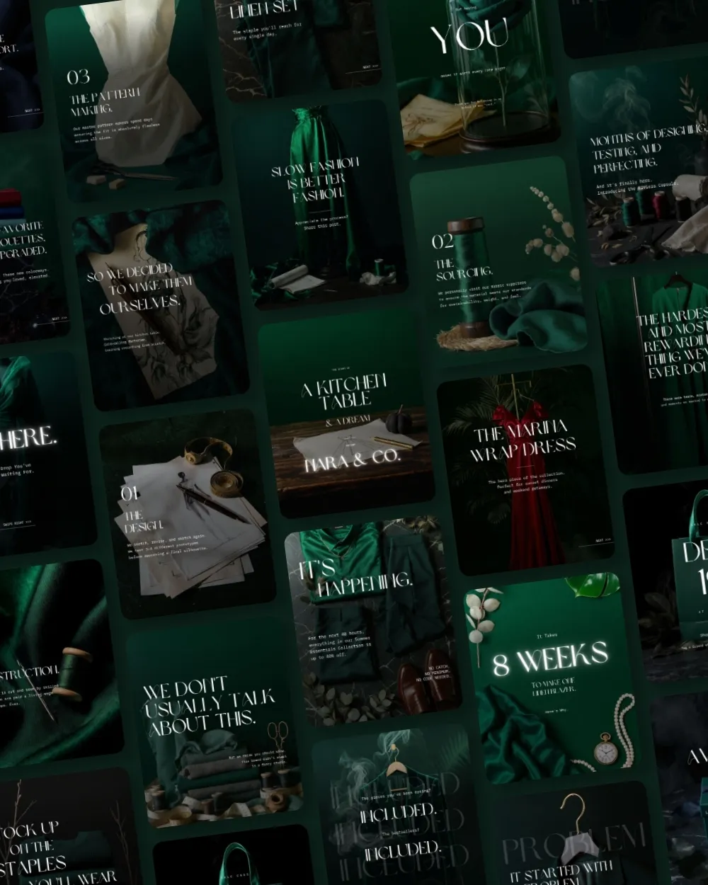 Jade Editorial Instagram Carousels Kit