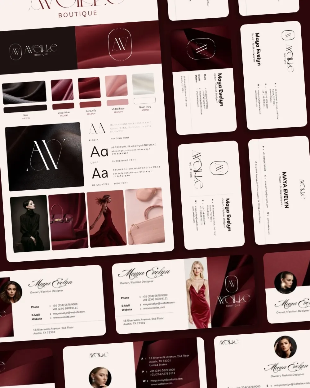 Velvet Brand Identity & Stationery Kit