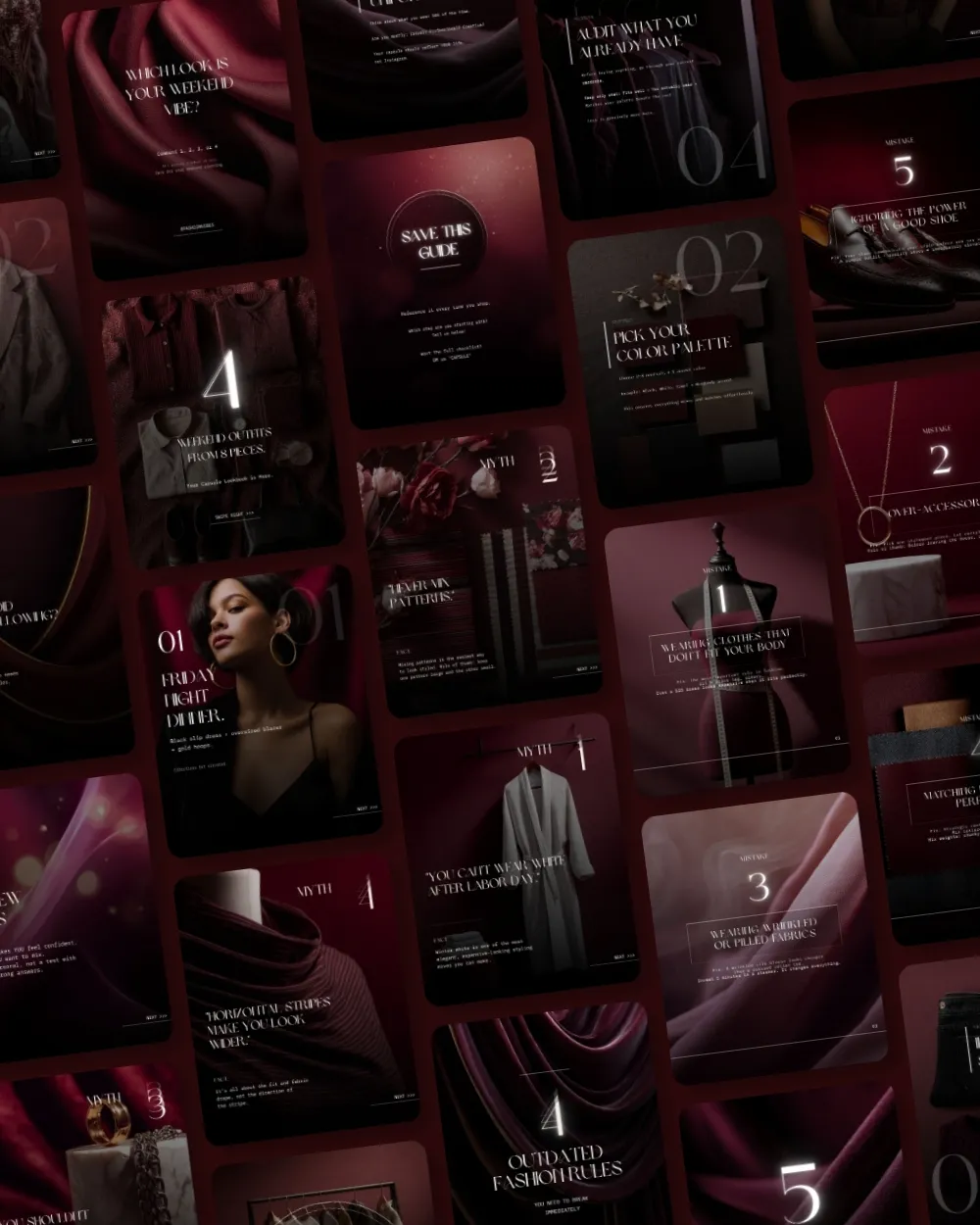Velvet Editorial Instagram Carousels Kit