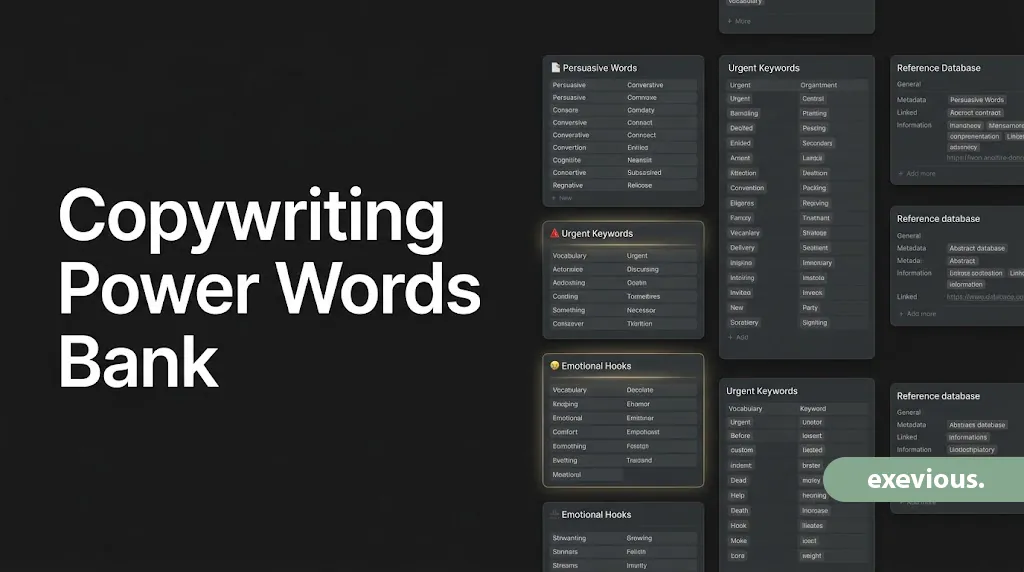 Copywriting Power Words Bank