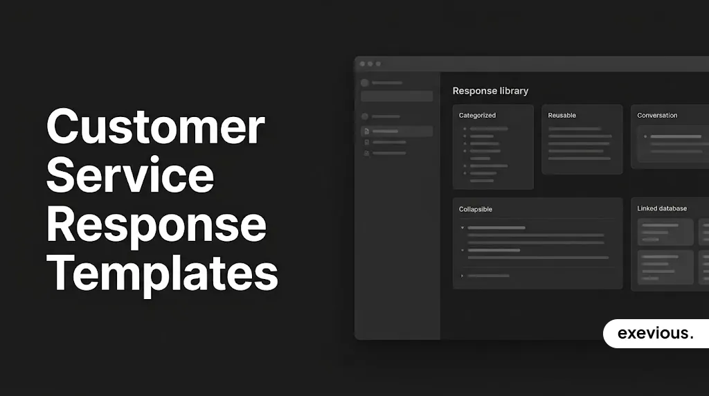 Customer Service Response Templates