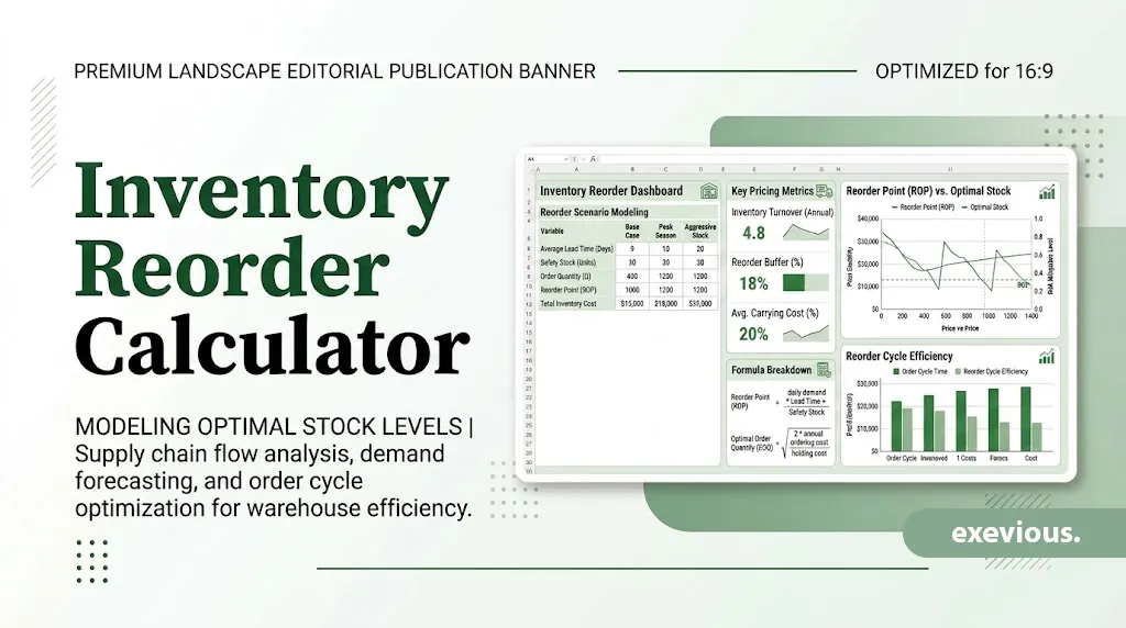 Inventory Reorder Calculator