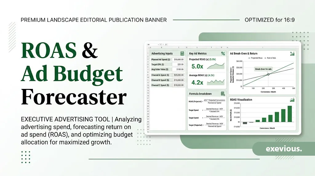 ROAS & Ad Budget Forecaster