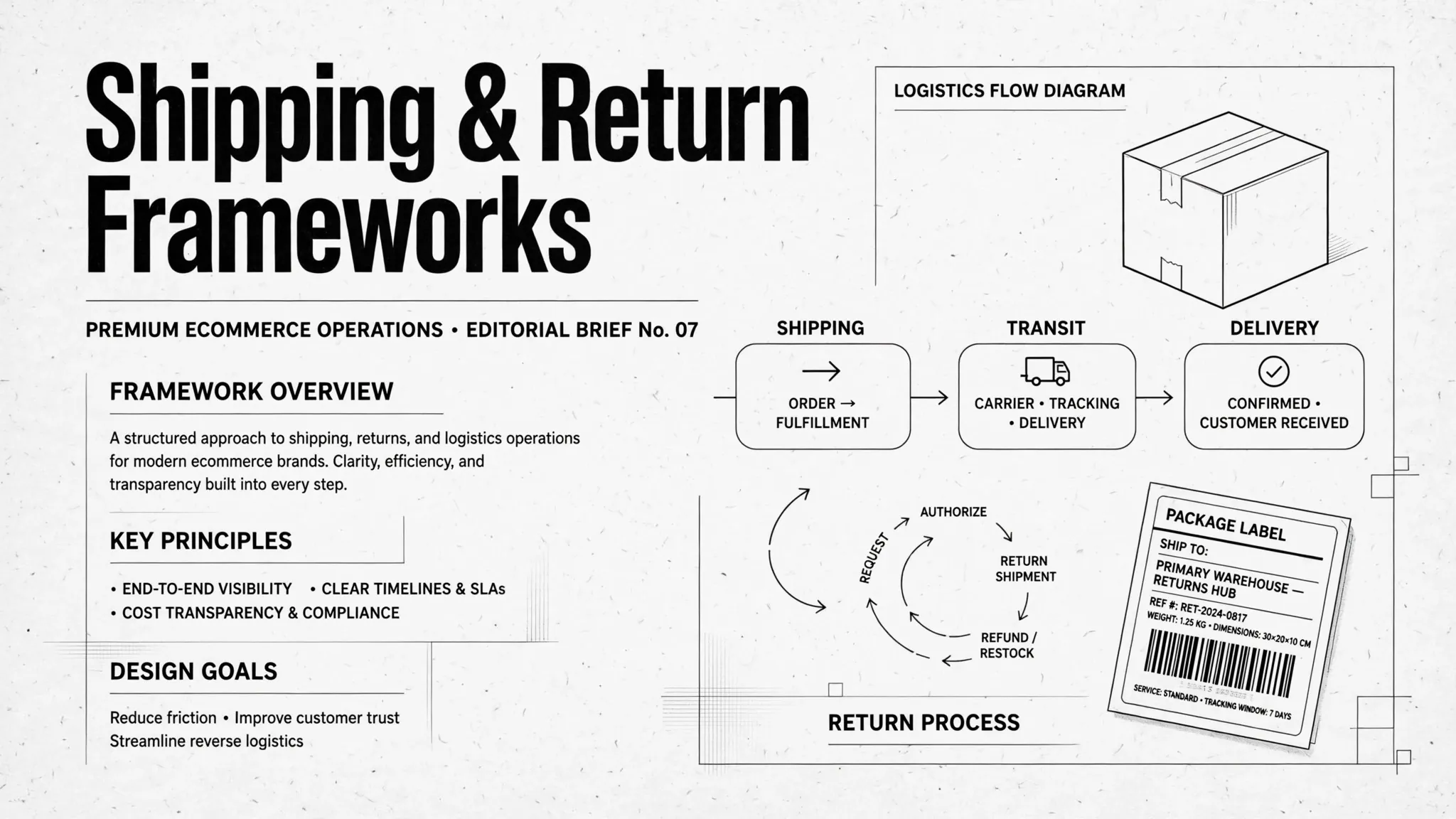 Shipping & Return Policy Framework